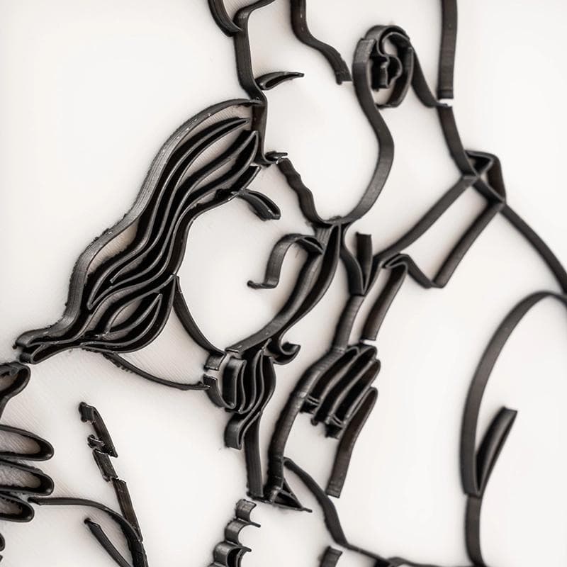 detalle marco cuadro pareja personalizado