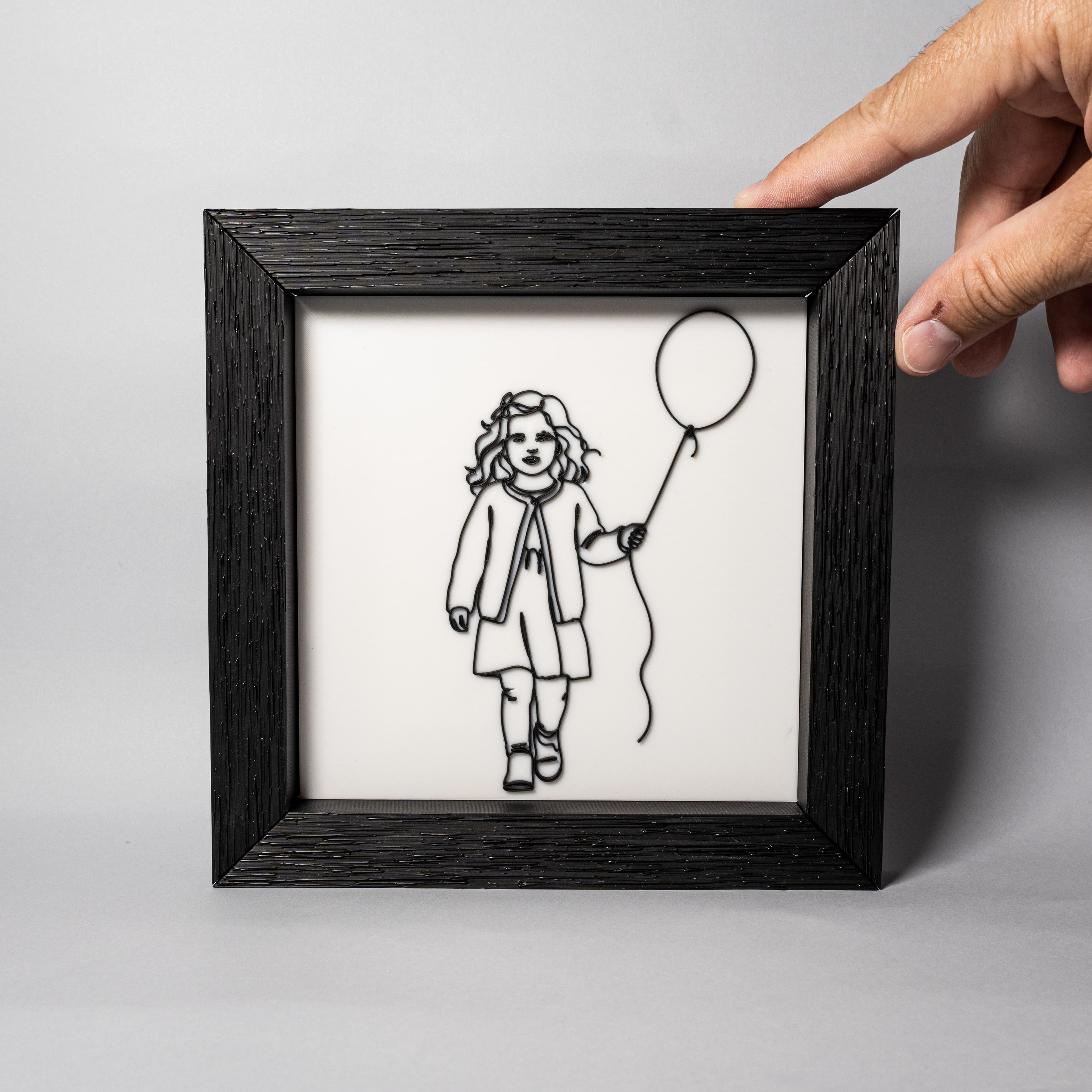 tamaño retrato niña